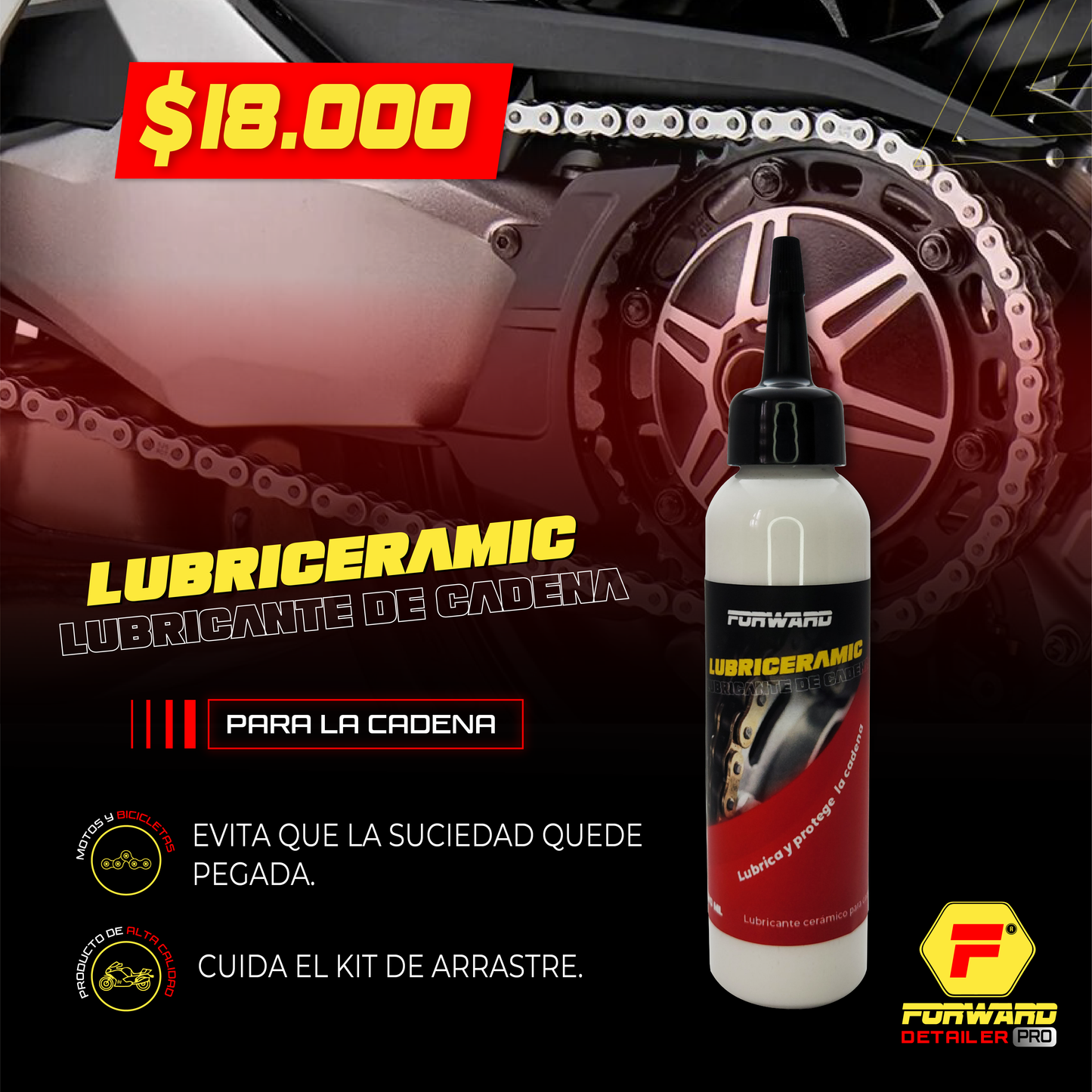 LUBRICANTE DE CADENA - LUBRICERAMIC