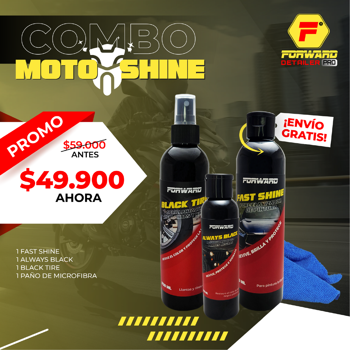 COMBO MOTO SHINE