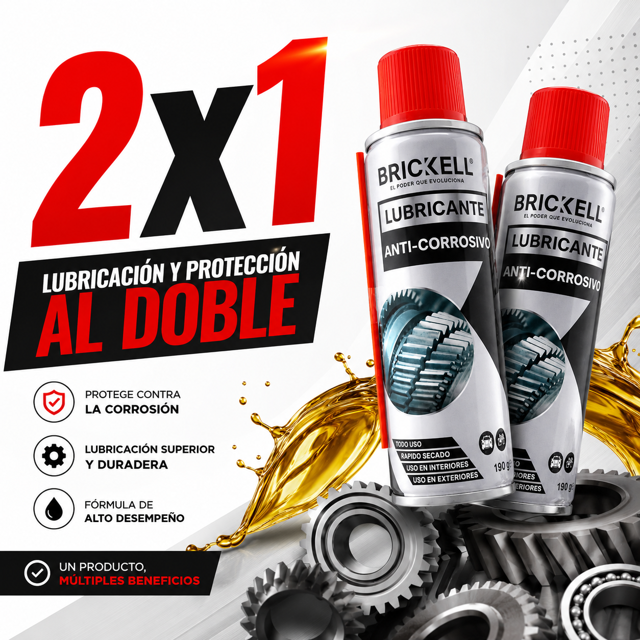 2X1 LUBRICANTE MULTIUSOS.