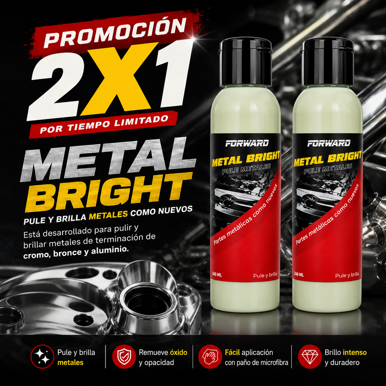 2X1 PULE METALES 120 ML