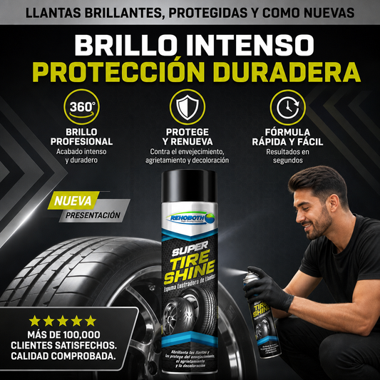 LUSTRA LLANTAS - TIRE SHINE 650 ML