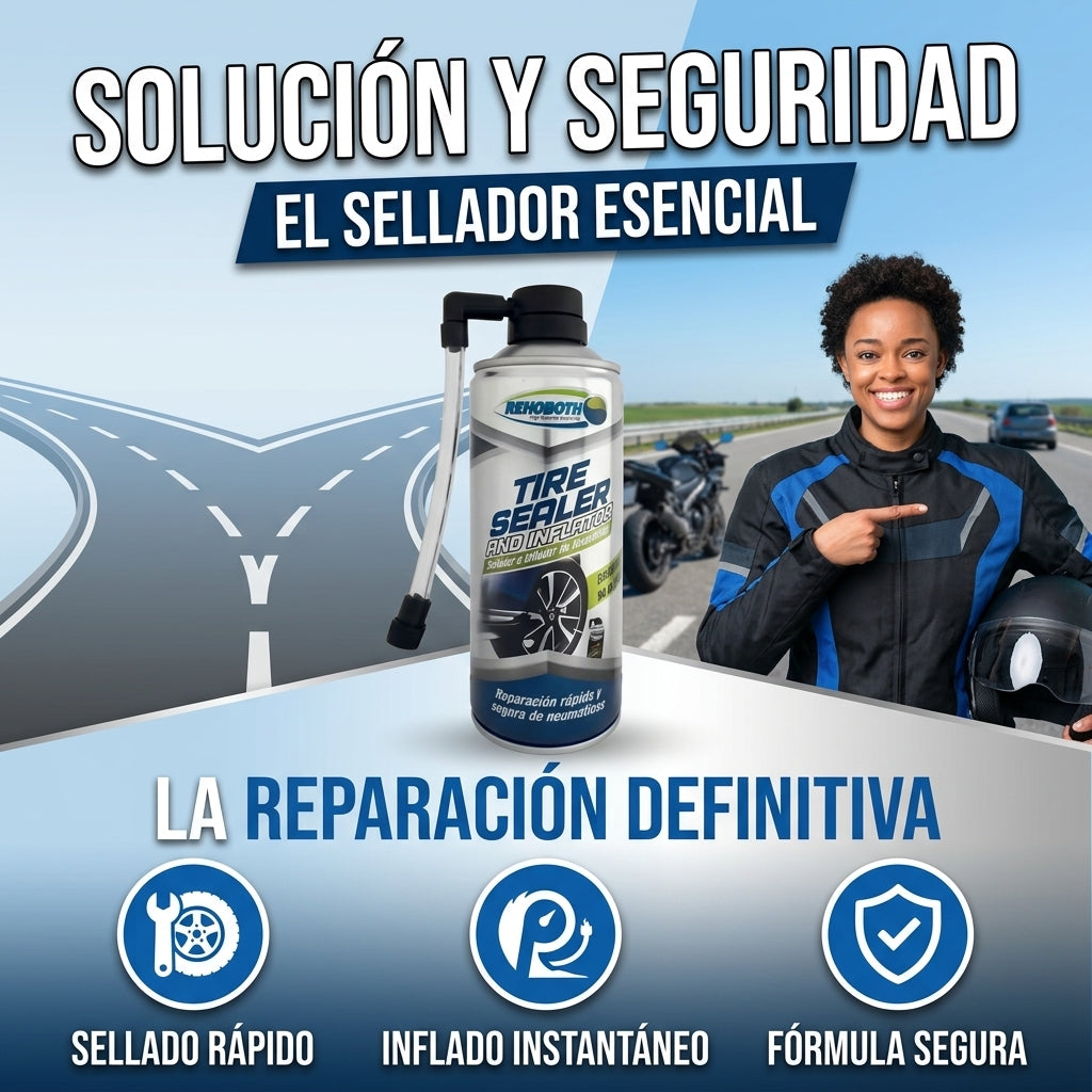 INFLADOR Y SELLADOR DE LLANTAS