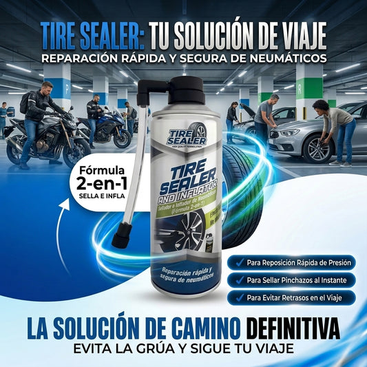 INFLADOR Y SELLADOR DE LLANTAS