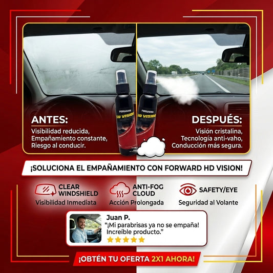 2 HD VISION - ANTI EMPAÑANTE Y ANTI LLUVIA