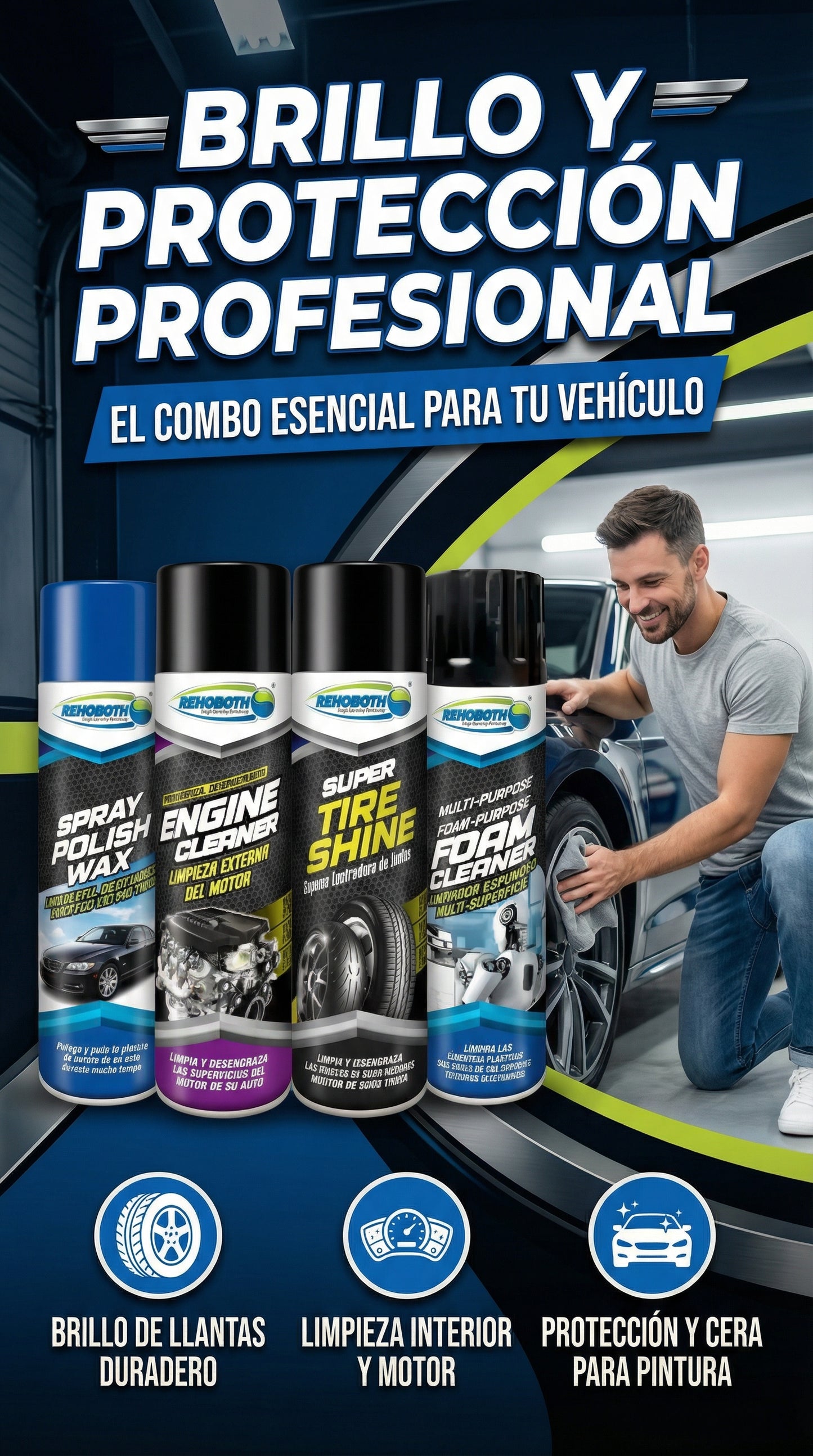 COMBO REHOBOT CARRO/MOTO